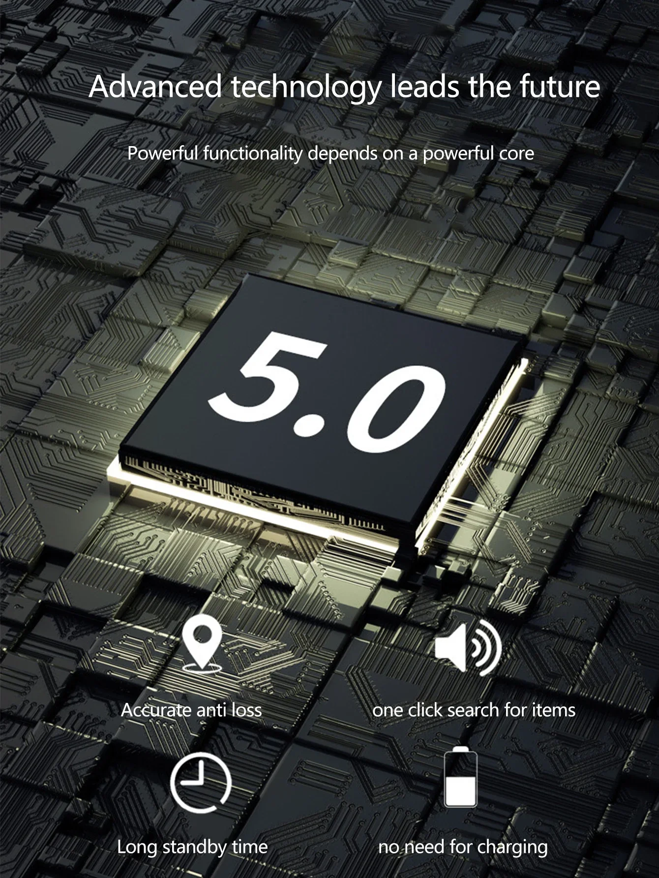 Умный Bluetooth GPS анти-потерянный трекер Звуковое местоположение msg-напоминание Сигнализация Для ключей, кошельков, детей, домашних животных Отслеживание через приложение на iOS и Android