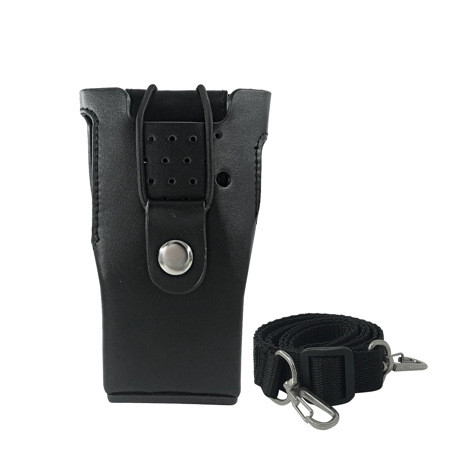 

Walkie Talkie Leather Case Carrying Holder Holster Fit For CP200 EP450 CP040 GP3188 Two Way Radio--VBLL