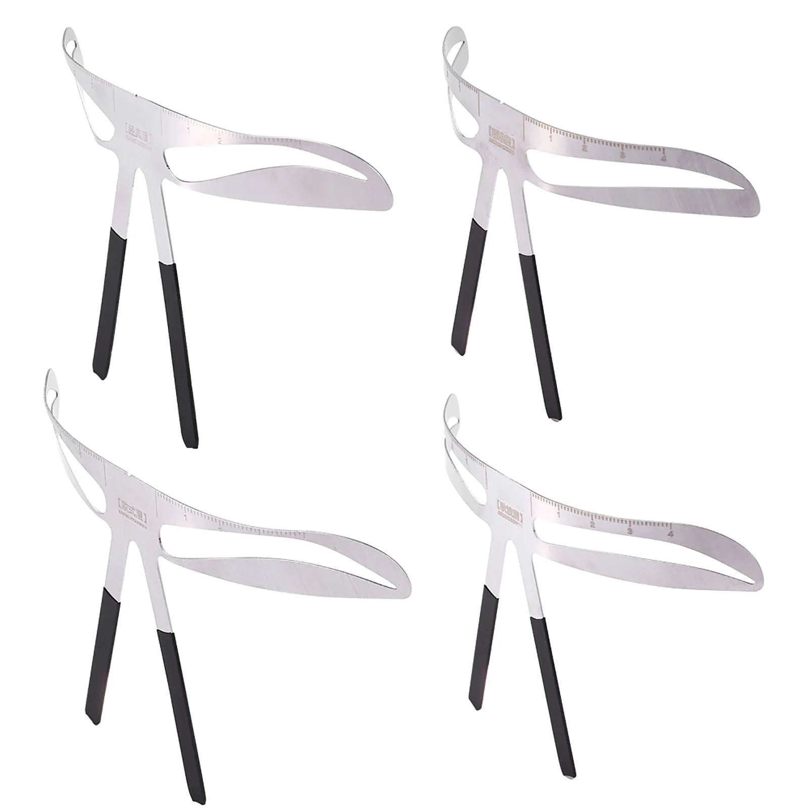 4 soorten wenkbrauwliniaal wenkbrauwmaat balansverlenging liniaal wenkbrauwvorm stencil liniaal wenkbrauwverlenging liniaal