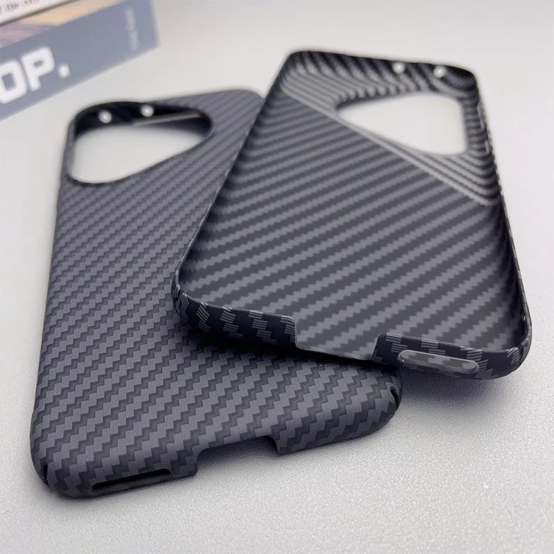 Cover For Huawei Pura 70 Ultra Pura 80 Pro Plus Slim Thin Case PC Carbon Fiber Texture Pattern Matte Hard Phone Case Shell
