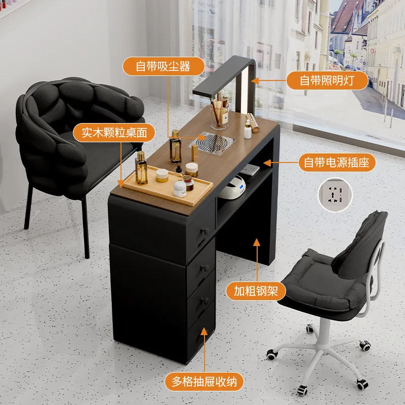 Multifunctional mical single and double with vacuum cleaner new Chinese manicure table cream wind