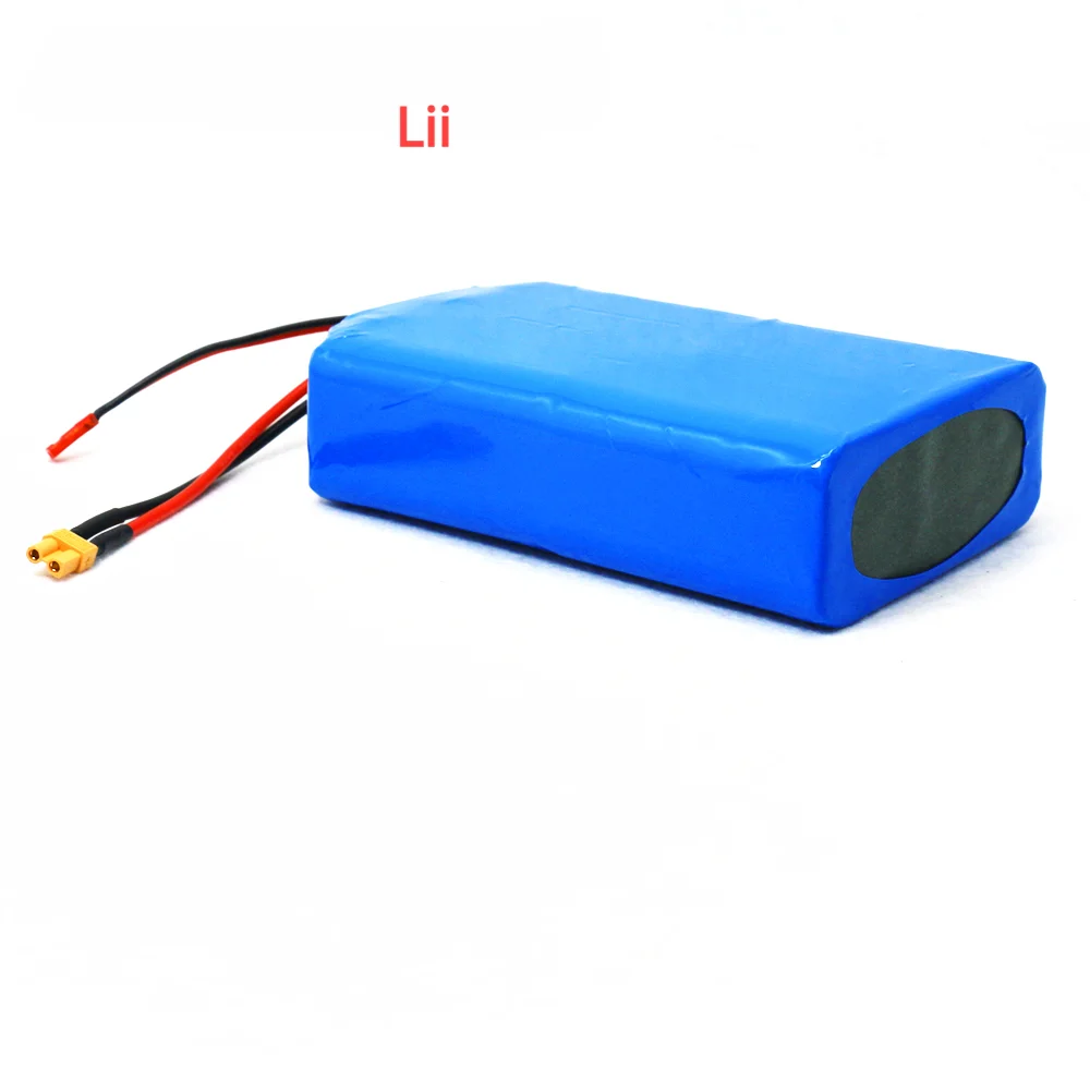 Lii  10S2P 36V 5.2Ah 400watt li-ion battery pack xt60 jst for ebike scooter motor 42V lithium batteries 15A Separate port BMS