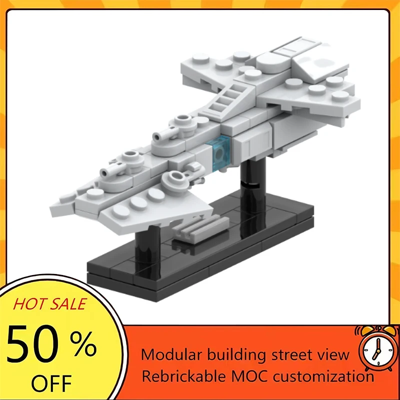 

85PCS Popular Space War Movie Model MOC Building Bricks Spaceship Modular Technology Gifts Holiday Assemble Children Toy Suit