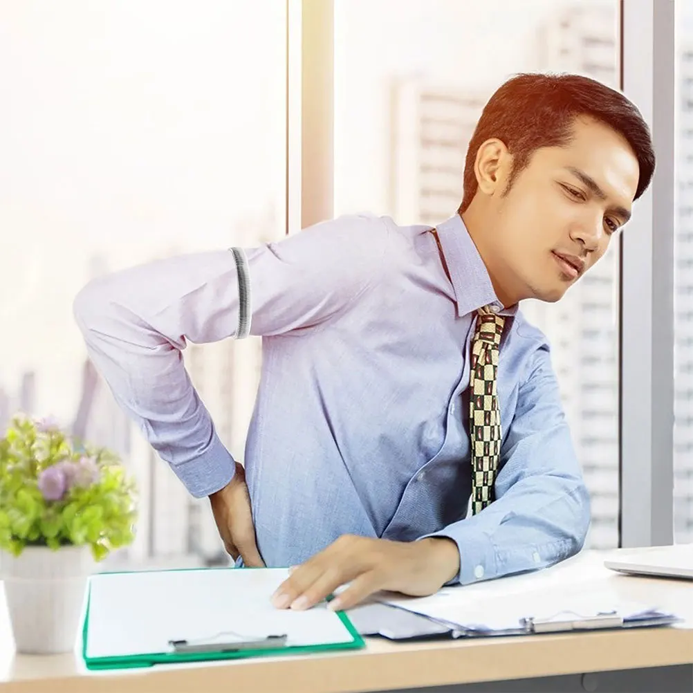 

2Pairs Mens Armbands Metal Sleeve Garters Adjustable Stretchy Anti-Slip Shirt Sleeve Holders for Men Bartender Formal Wear