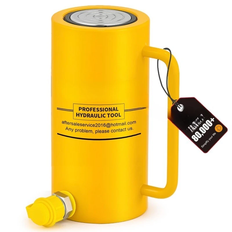 NEWTRY 30 ton hydraulische krikcilinder lange krik 6” slag draagbare hydraulische ram industriële hefkrik Porta Power Retract Aut