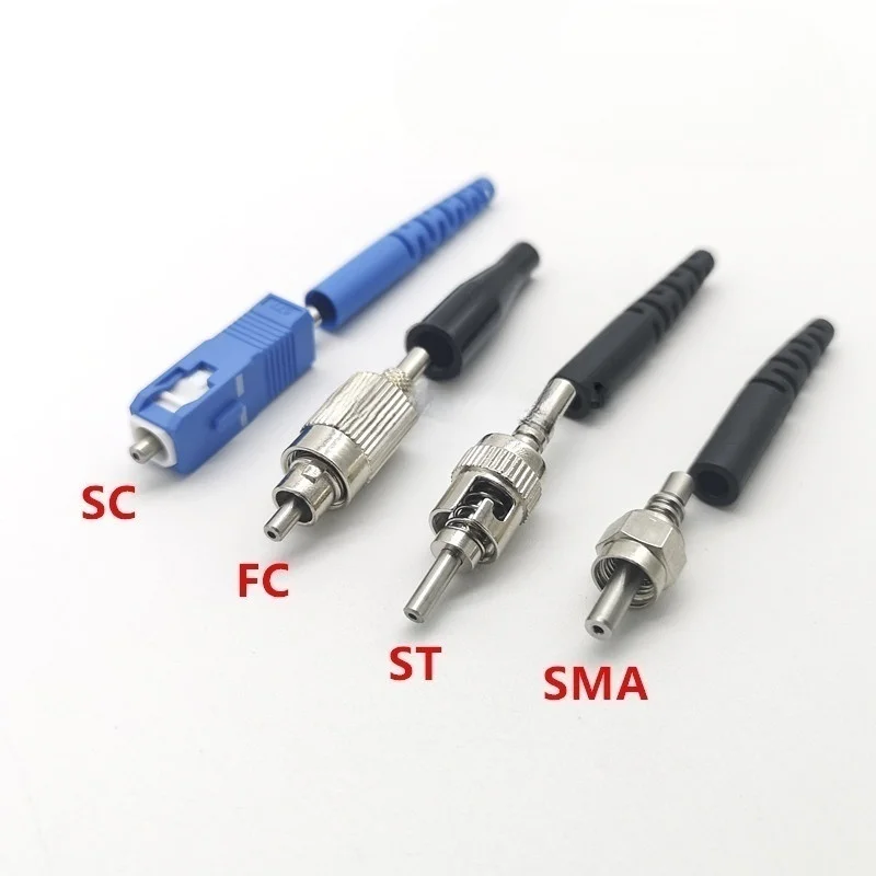 

SMA905 Fiber Optic Connector, Plastic Optical Fiber Connector, Inner Dia 0.5mm/1mm/1.5mm/2mm, ST FC SC,10pcs