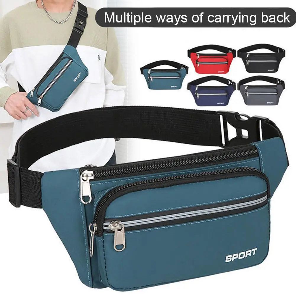 Mobile Waist Bag For Both Men And Women Multifunctional Large Capacity Anti Splash Business Wear-resistant Construction Sit C4u4