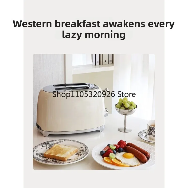 Two slices of retro toaster toaster toaster dining table
