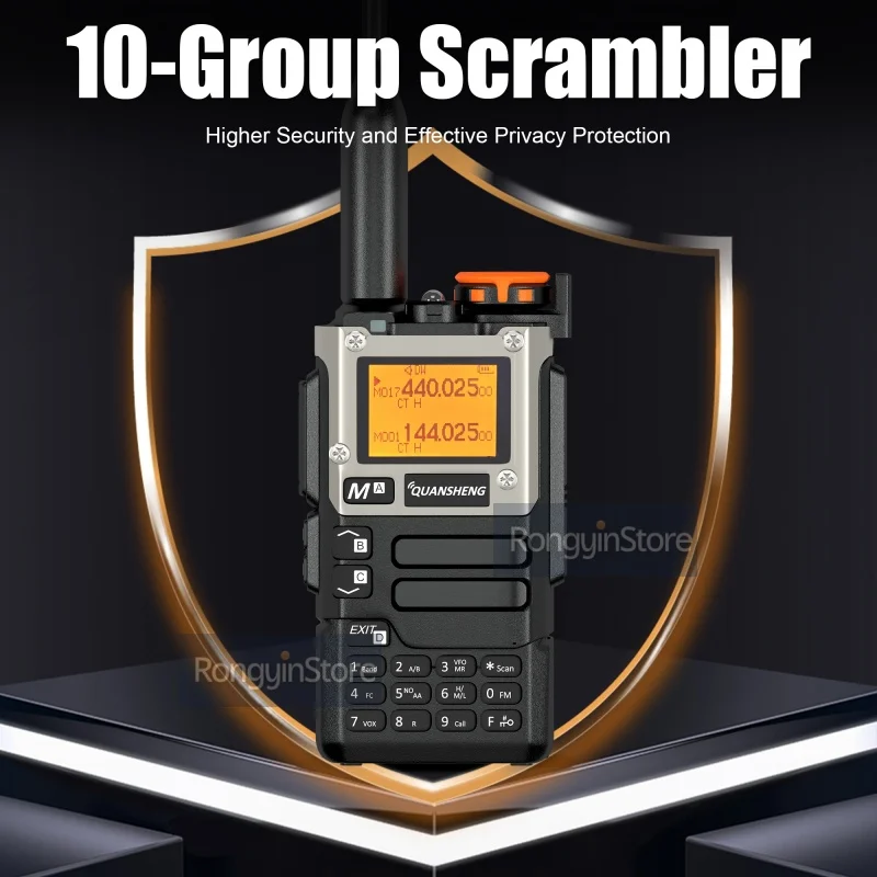 Quansheng UV-K58 5W Walkie Talkie UV-K6 UV-K5(8) Radios bidireccionales USB-C carga directa multibanda AM/FM UHF VHF DTMF actualización de UV-K5