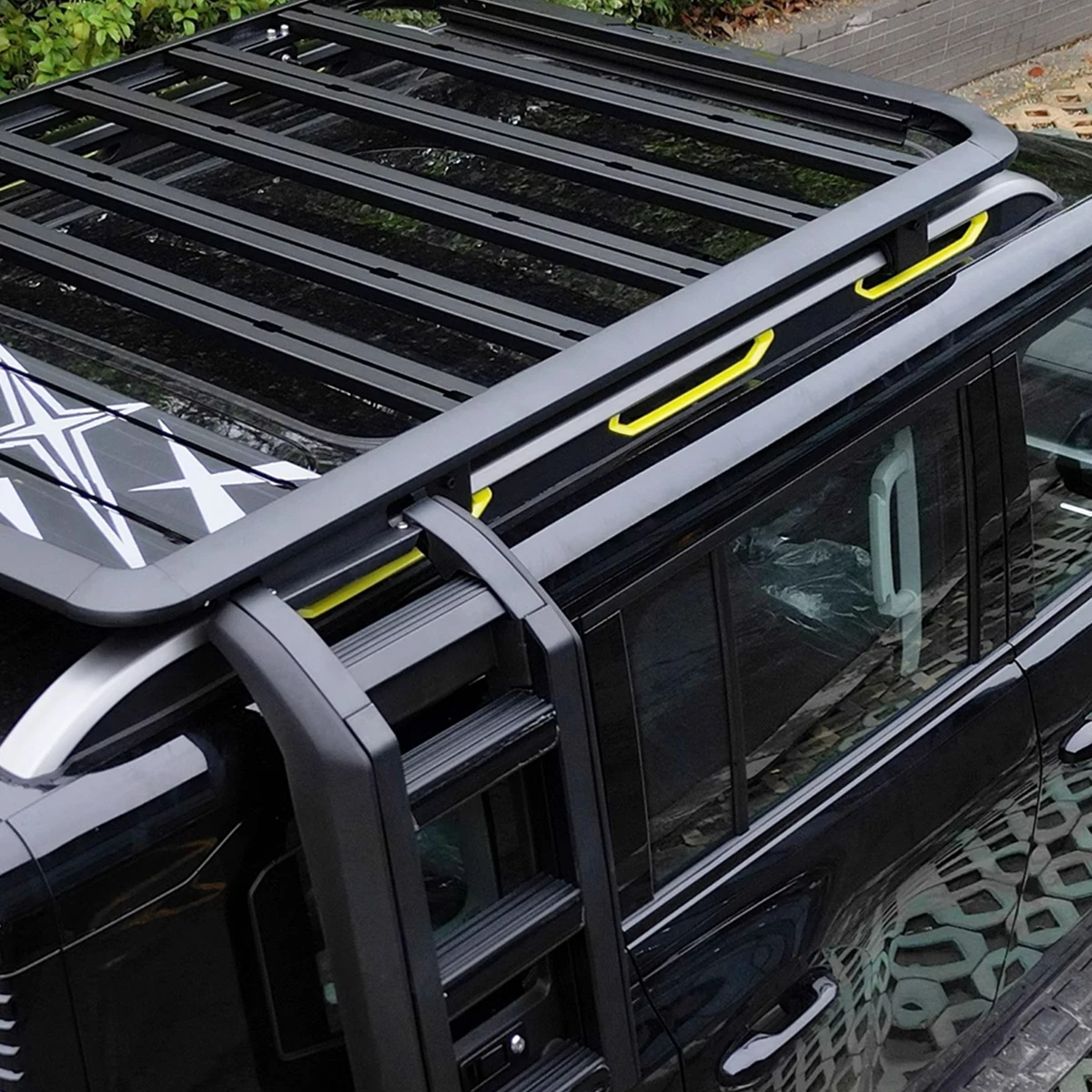 

Factory Hot Selling Jietu X70 Car Specific Roof Luggage Rack Expansion Platform Roof Frame Travel Rack Basket Modification