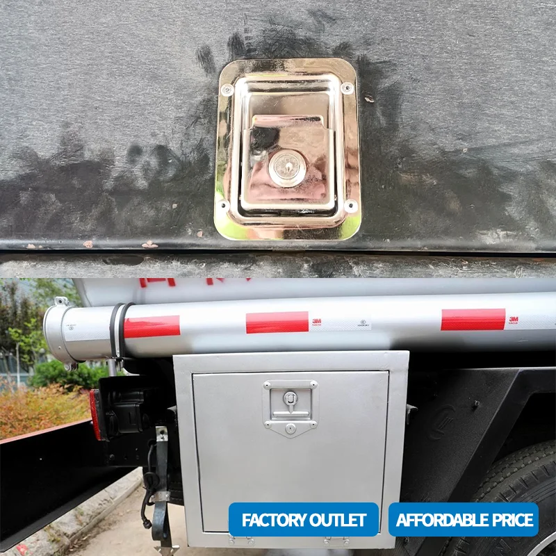 

(5 Pieces) Truck Cabinet Engineering Vehicle Toolbox Lock Pull Plate Lock Box Industrial Distribution Box Cabinet Lock