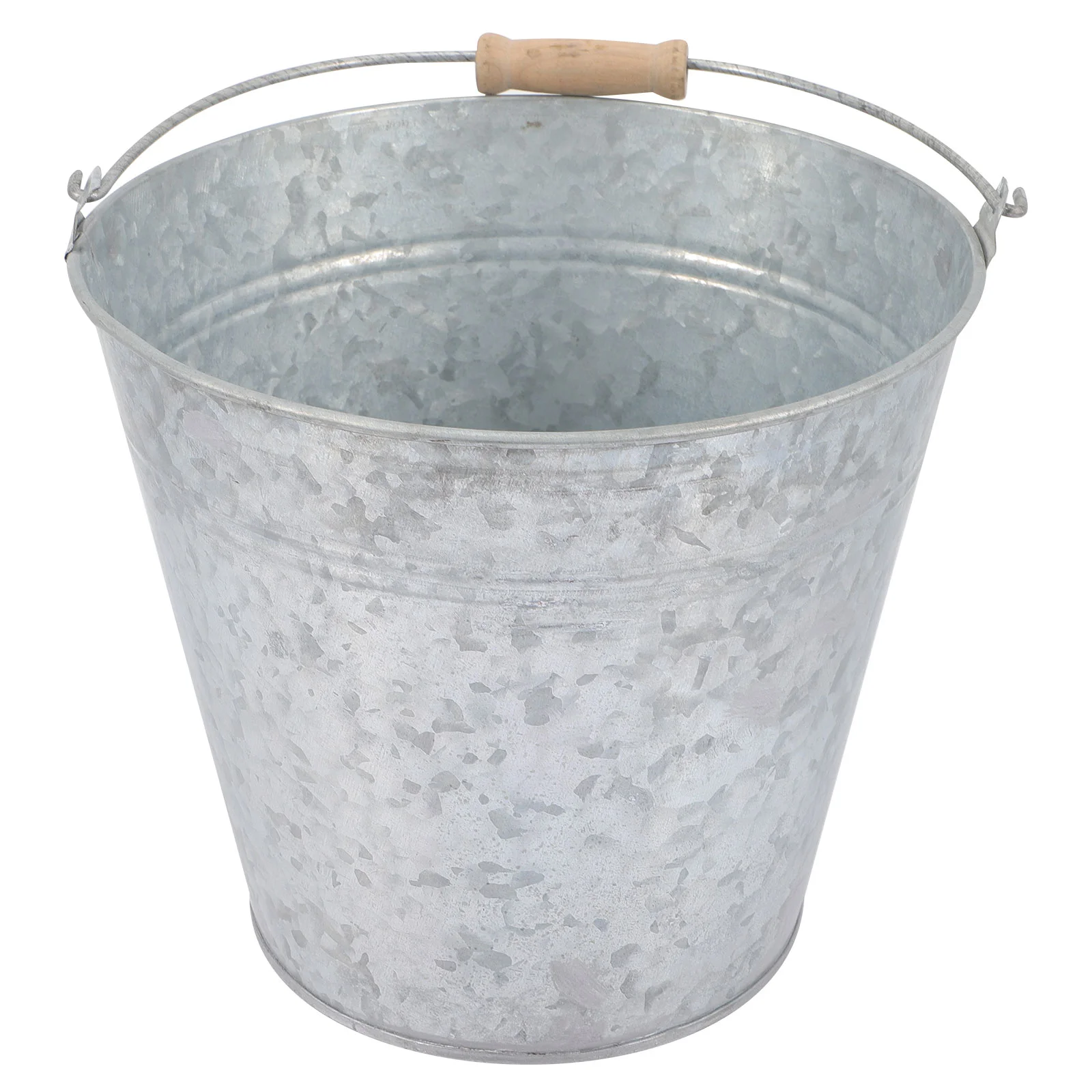 Stainless Steel Bucket Small Flower Pot Vase for Flowers Metal Vases Creative Vintage Buckets Tin Party Dried