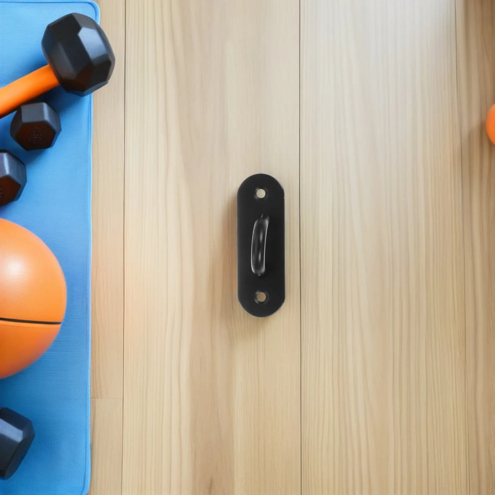 6Pcs 304 Stainless Steel Resistance Band Wall Anchor Set Wall Mounted Exercise Anchor Hooks for Pull Ups Battle Ropes