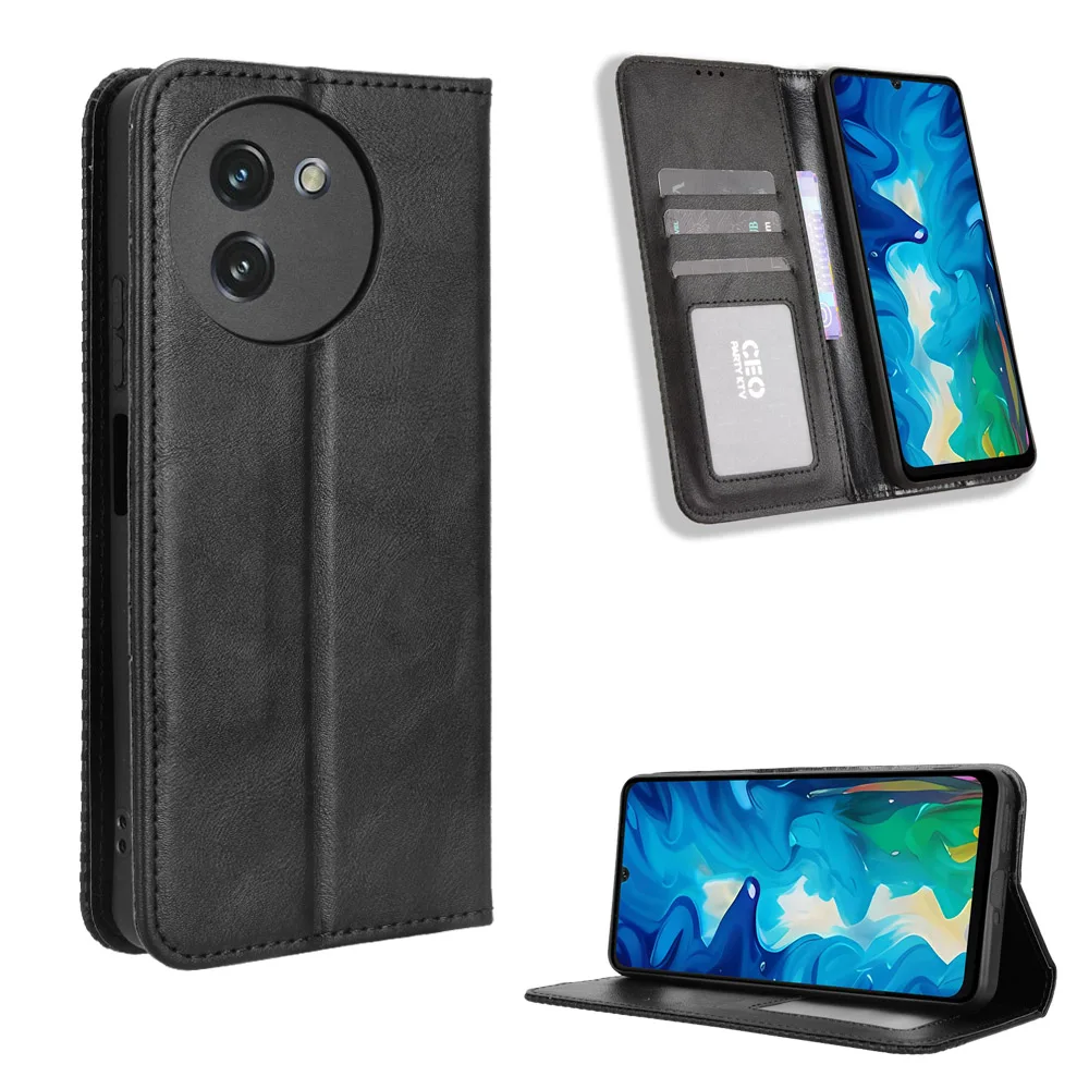 

Flip Leather Wallet Case For Doogee N60 Note 59 58 X98 X97 X96 S88 S86 Pro Business Card Slot Wallet Phone Cover Strong Magnet