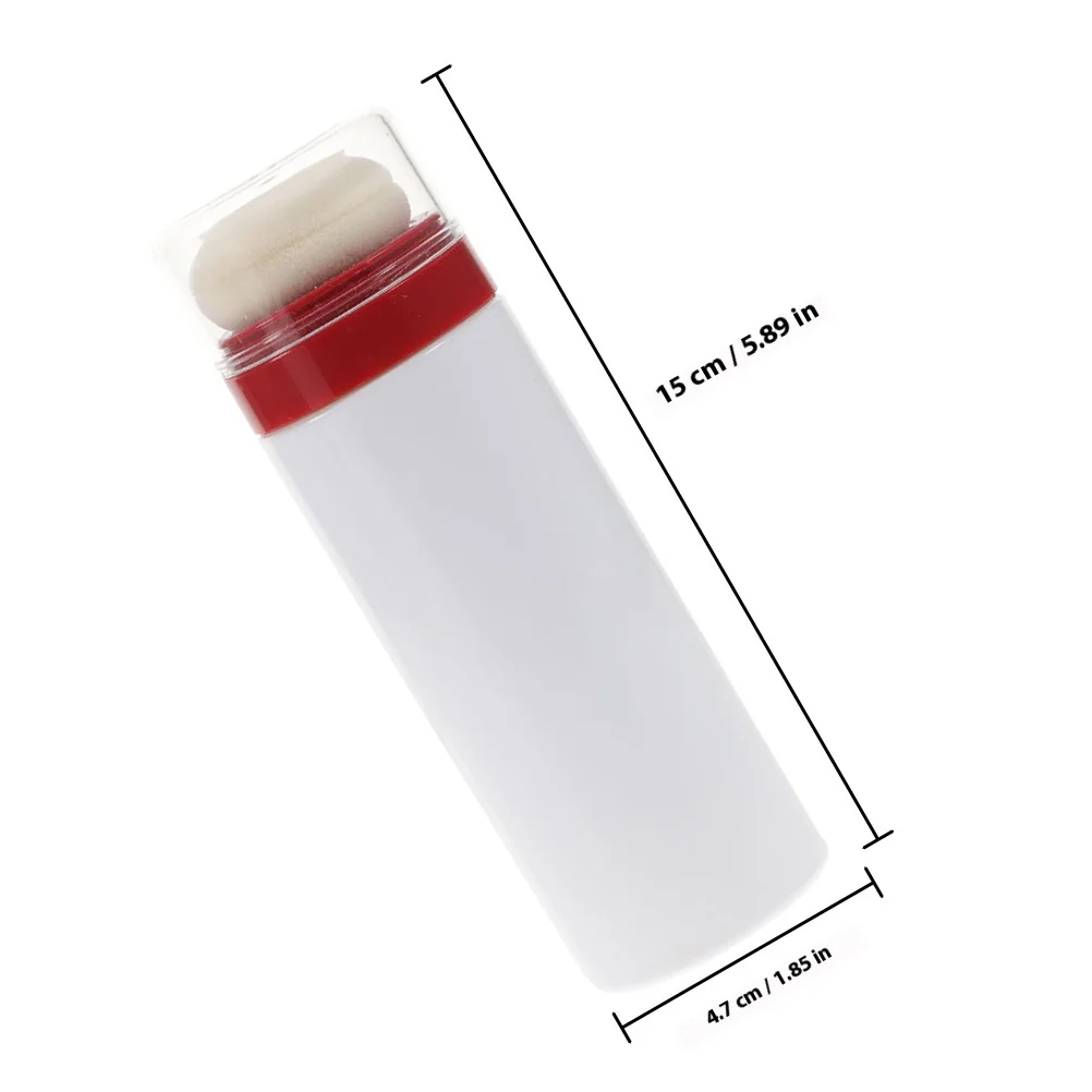 2개입 메이크업 파우더 빈 케이스 퍼프 포함 휴대용 파우더 보관 병 여행용 일상 사용 유아 케어 목욕 퍼프 박스