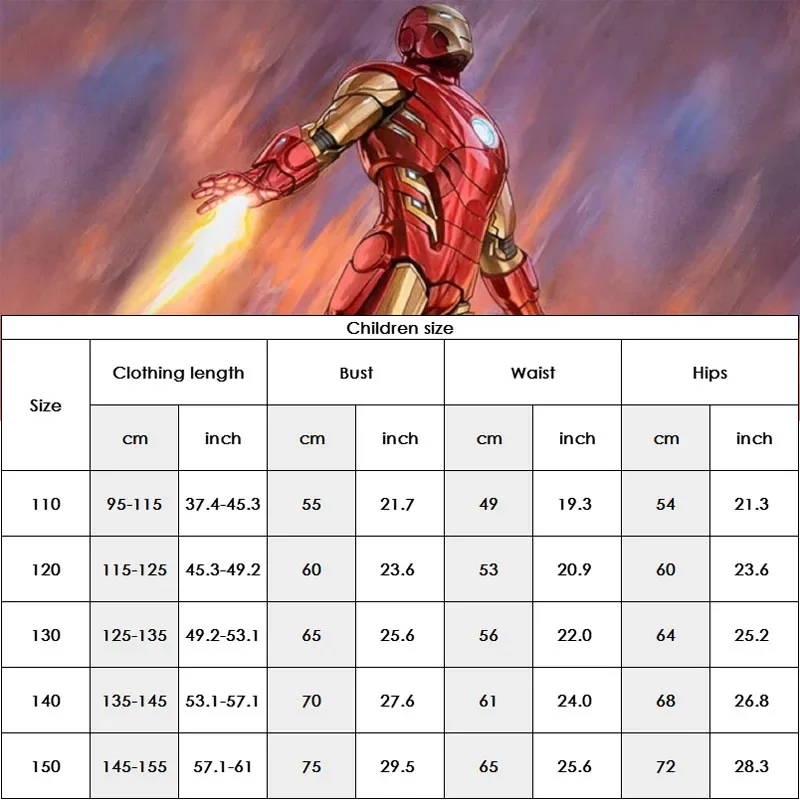 بطل الحديد تأثيري زي للأطفال ، ارتداءها ، بذلة ، بدلة زينتاي ، هالوين ، أطفال ، أولاد