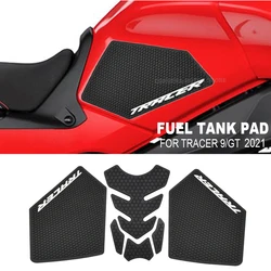 Per Yamaha Tracer 9 Tracer9 GT 2021 2022 moto Side Fuel Tank pad Protector Stickers Traction Pad Side Gas Knee Grip Protec