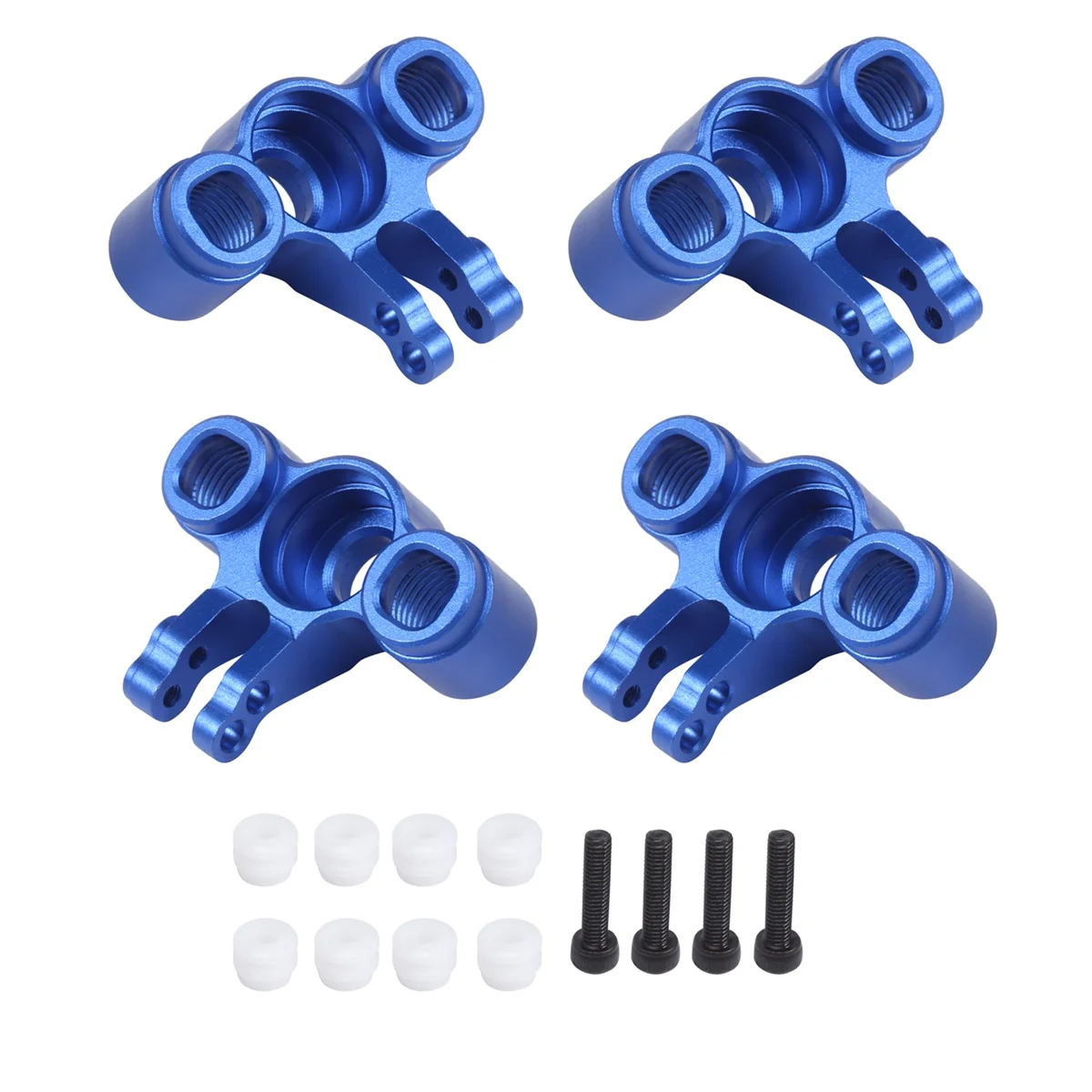 New 4Pcs Metal Front and Rear Axle Carrier Knuckle Arm 7034 for 1/16 Traxxas Slash E-Revo Summit RC Car Upgrade Parts,1