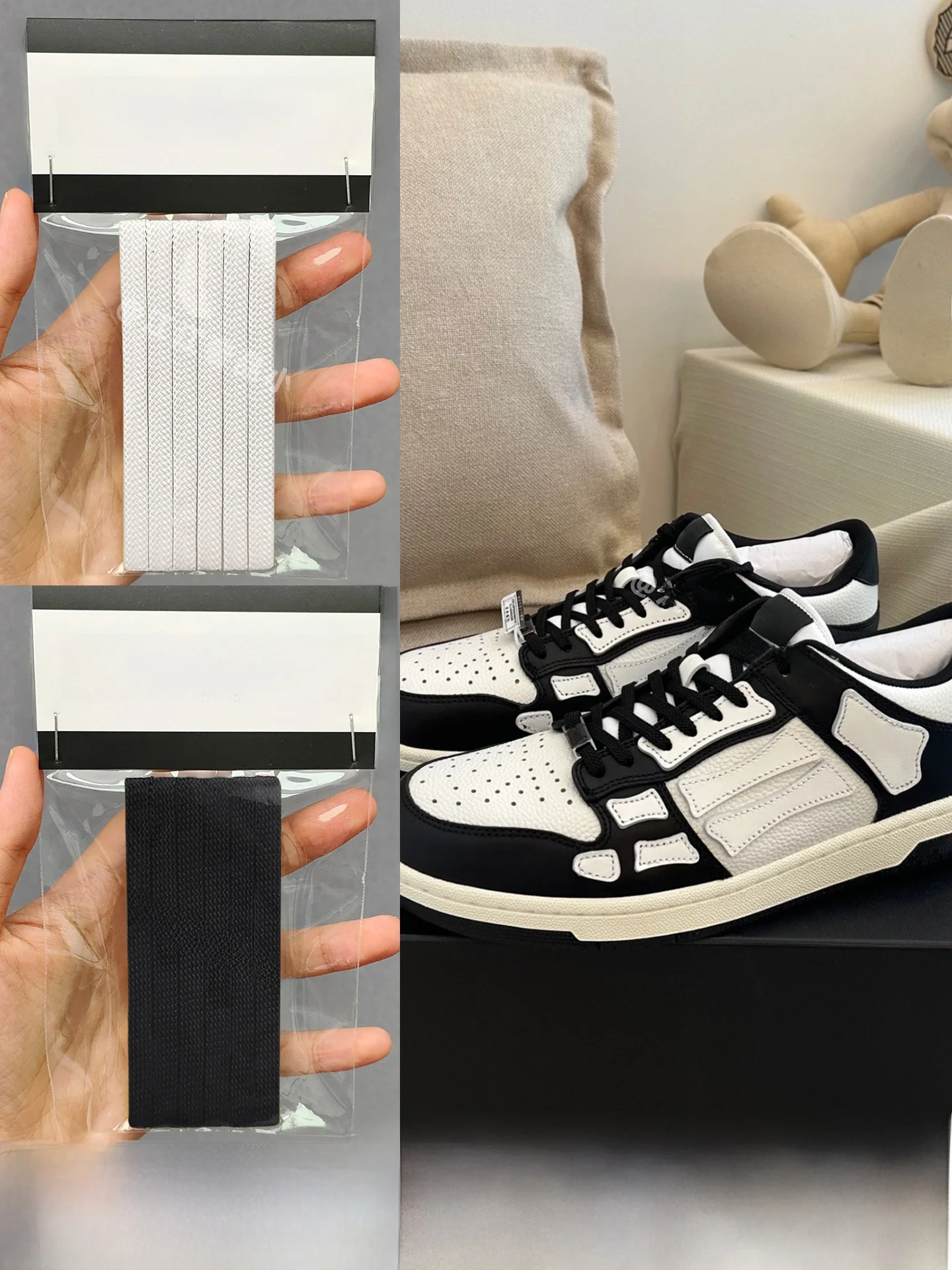 cacos-originais-piman-com-fivela-e-acorios-panda-preto-e-branco-para-tenis-esportivos-masculinos-e-fs-marca-emir