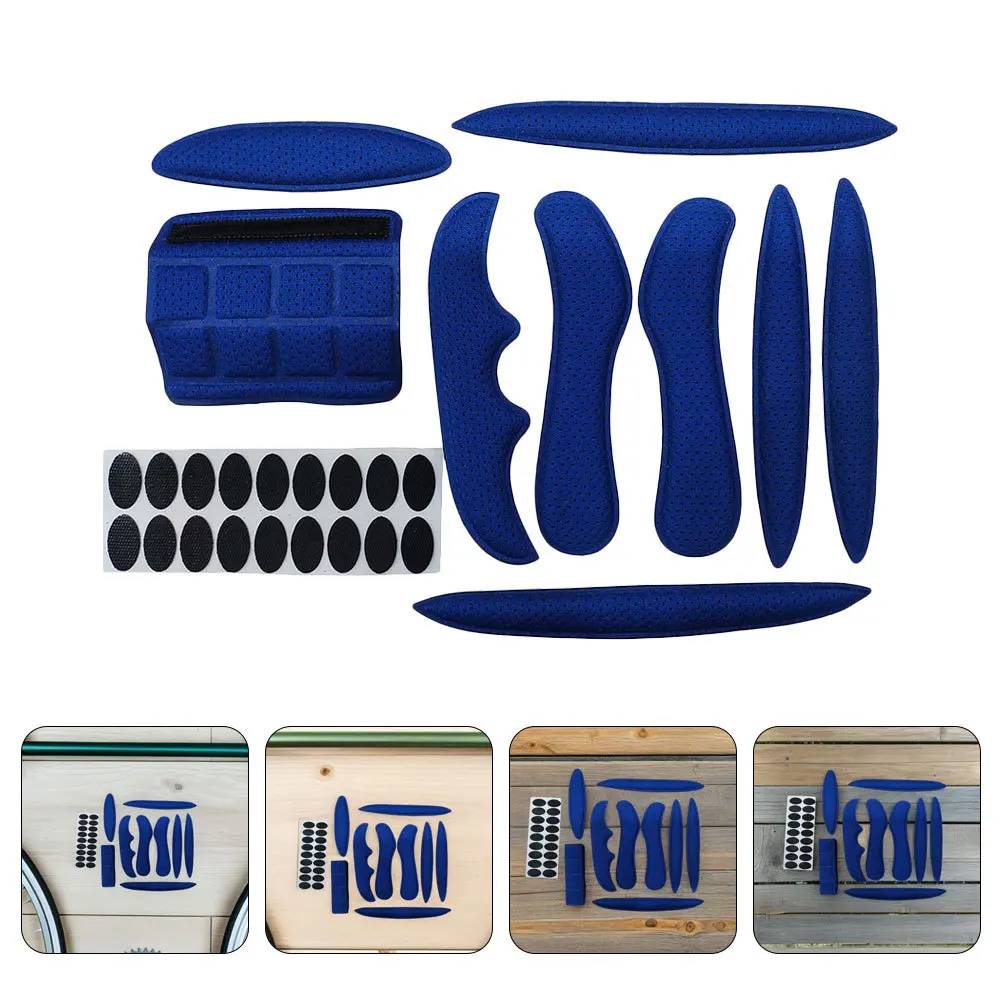 

2 set Cycling Inner Pads Breathable Sweat-Absorbing Replacement Sponge Padding Kit For Bike Motorcycle Electric Bikes