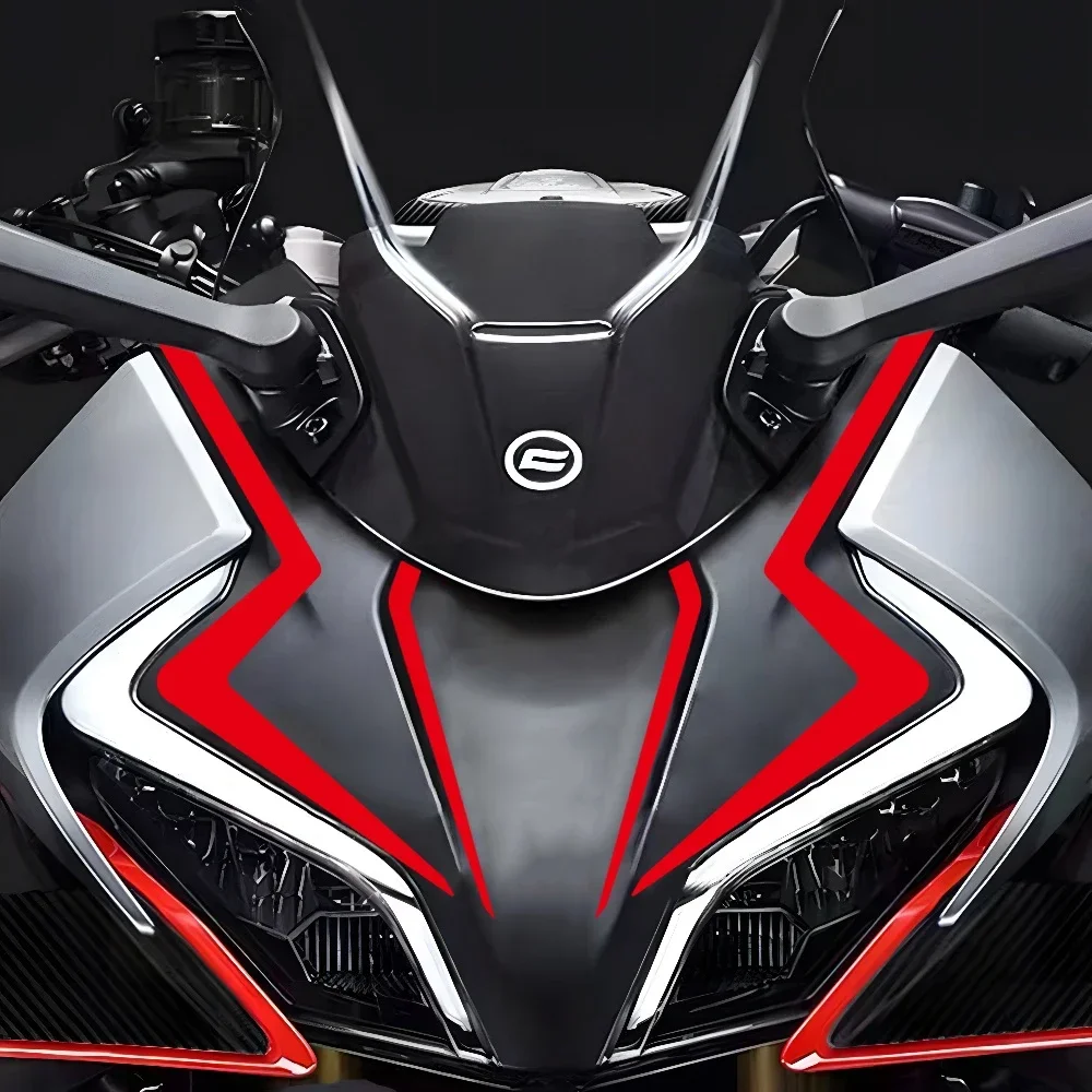 Aufkleber für CF Moto 450SR Reflektierende Frontverkleidung Streifen Aufkleber CF Moto 450sr Motorrad Wasserdichte Dekoration Zubehör