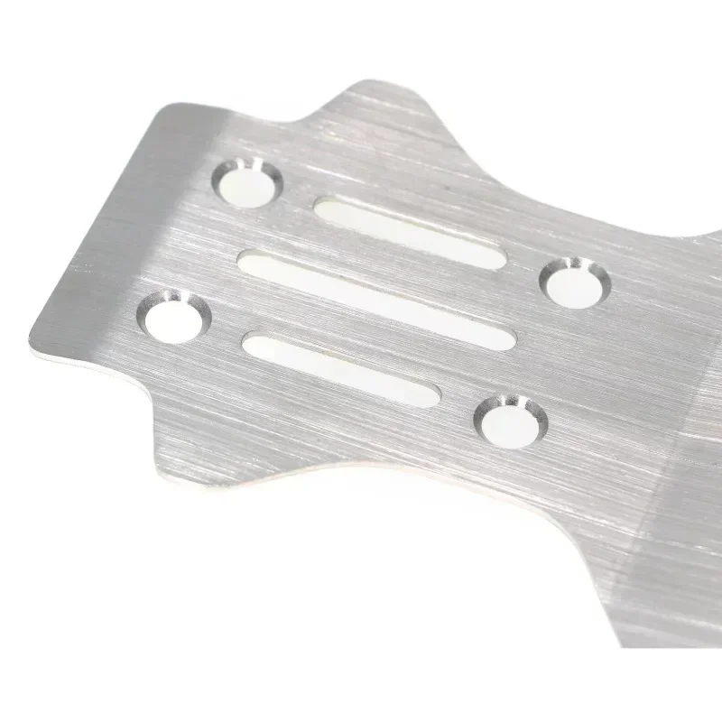 Protections avant et arrière en acier inoxydable, armure métallique, châssis, accessoires de jouet pour KM 1/7 Rally C3 WRC RC, mise à niveau de voiture, pièces de bricolage