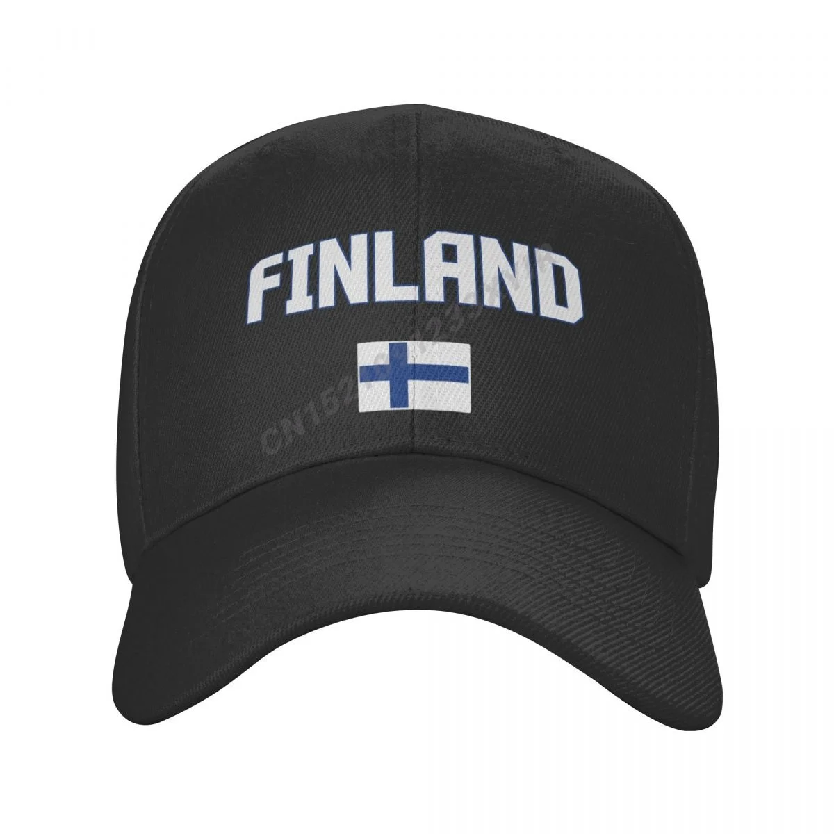 Baseball Cap Finland Flag Wild Sun Shade Peaked Adjustable Caps for Men Women Print