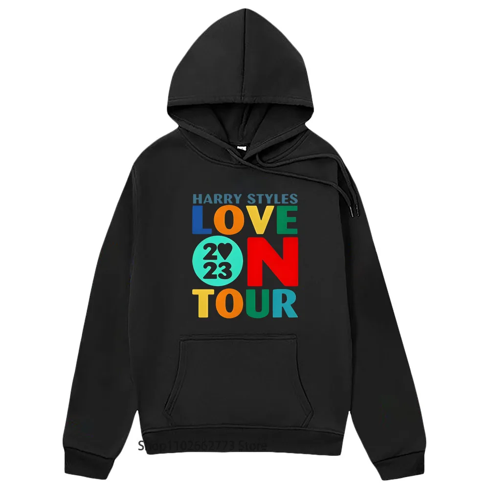 

Love O Tour Concert Hoodies Men Vintage Harrys Haus Sweatshirt with Hooded Hip Pop Music Tops Kpop Clothes Women Winter Pullover