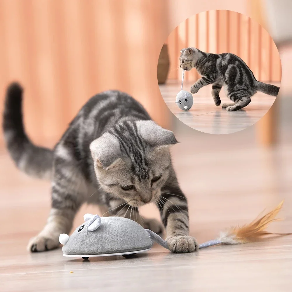 

USB Charging Interactive Electric Fill Smart Mouse Pet Cat Toy