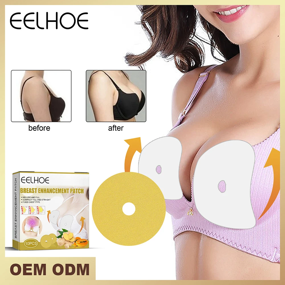 10pcs Breast Enhancers Pads Plant Ingredients Breast Patches Care Breast Lifting Firming Bust Enlargement Lifting Patch Sexy