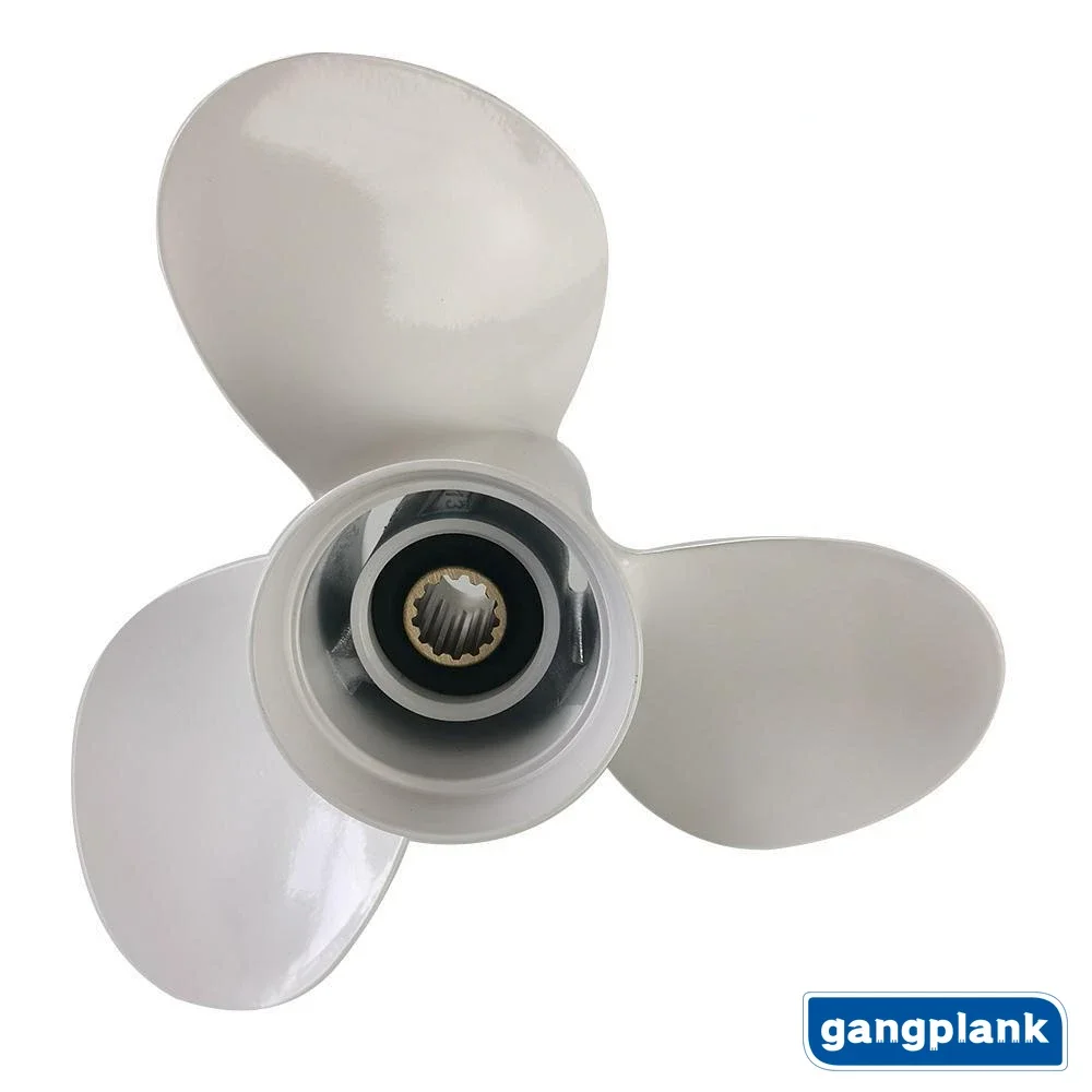 Outboard Motor Propeller Suitable for Yamaha Honda Mercury Boat Engine Marine Aluminum Alloy Propellers 11 3/4X10-G