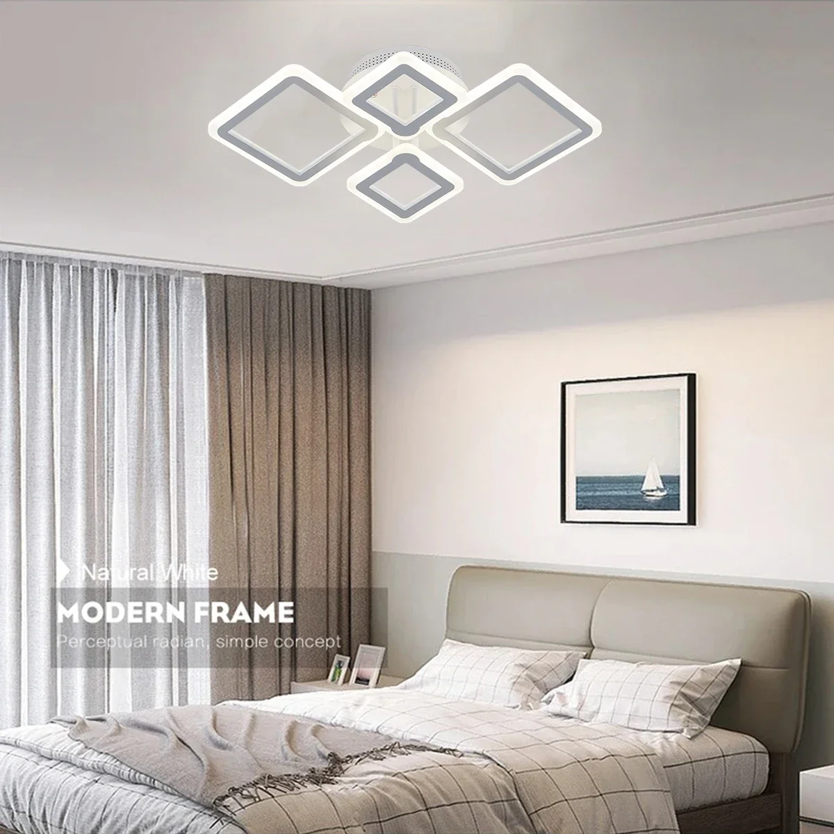 

IRALAN Ceiling Lamp Bedroom Pendant Light Lighting Dining Room Kitchen Aisle Balcony With App And Remote Control Dimming Fixture