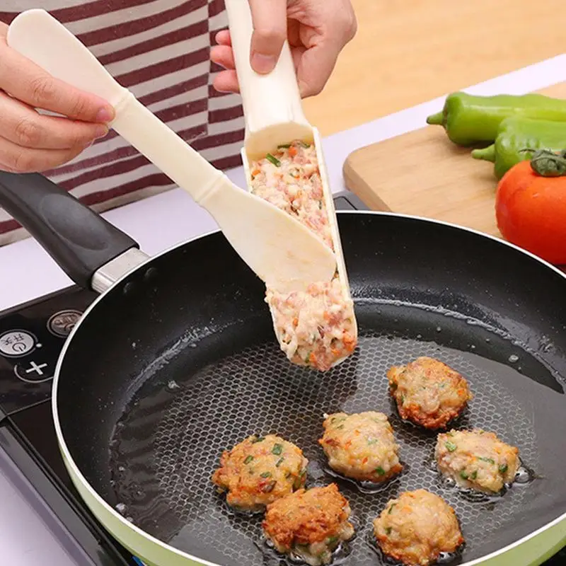 

1pc Plastic Meatball Making Spoon Fried Meat Making Balls Mold Spoon Meat Tools Kitchen Gadgets Cooking Accessories