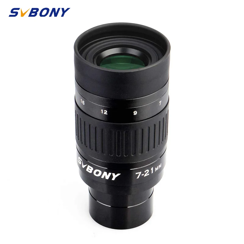 SVBONY SV135 7-21mm Zoom Eyepiece 1.25 Inch Telescope Eyepiece Fully Multi-Coated for Visual Celestial Astronomy