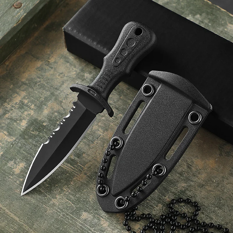 

Creative New Outdoor Stainless Steel Knife EDC High Hardness Sharp Fruit Knife Camping Wilderness Survival Self Defense Knife