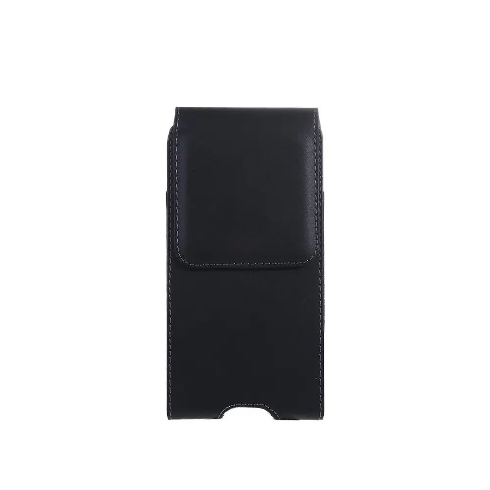 Sac banane en cuir pour smartphone avec pochettes à rabat, pochette portefeuille, pour extérieur