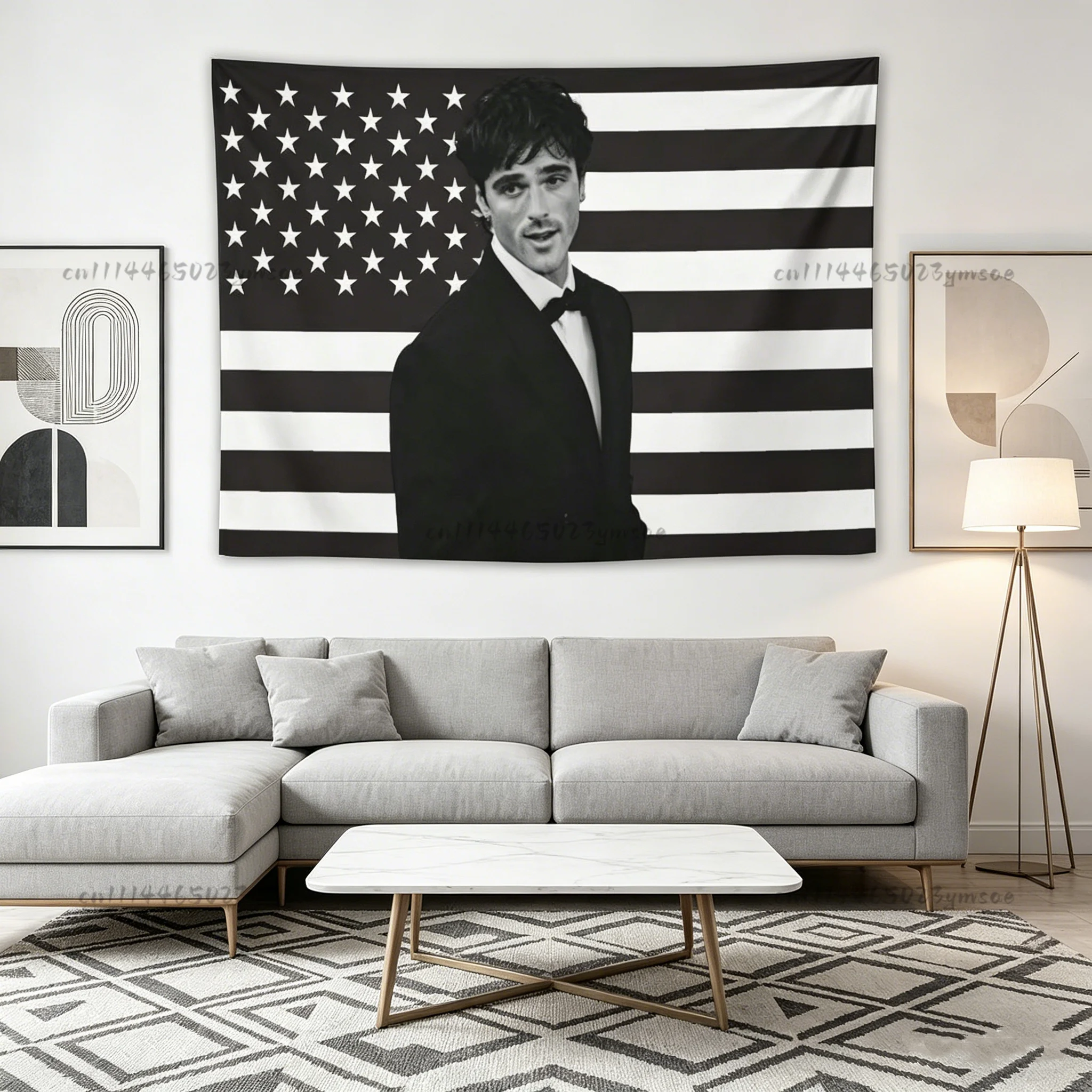 90 x 150 cm, einzigartige Heimdekoration, J-Jacob Elordi-Druck, große Wandteppiche, amerikanische Flaggen, Wandteppiche, Schlafzimmer, Wohnzimmer, Hintergrundstoff
