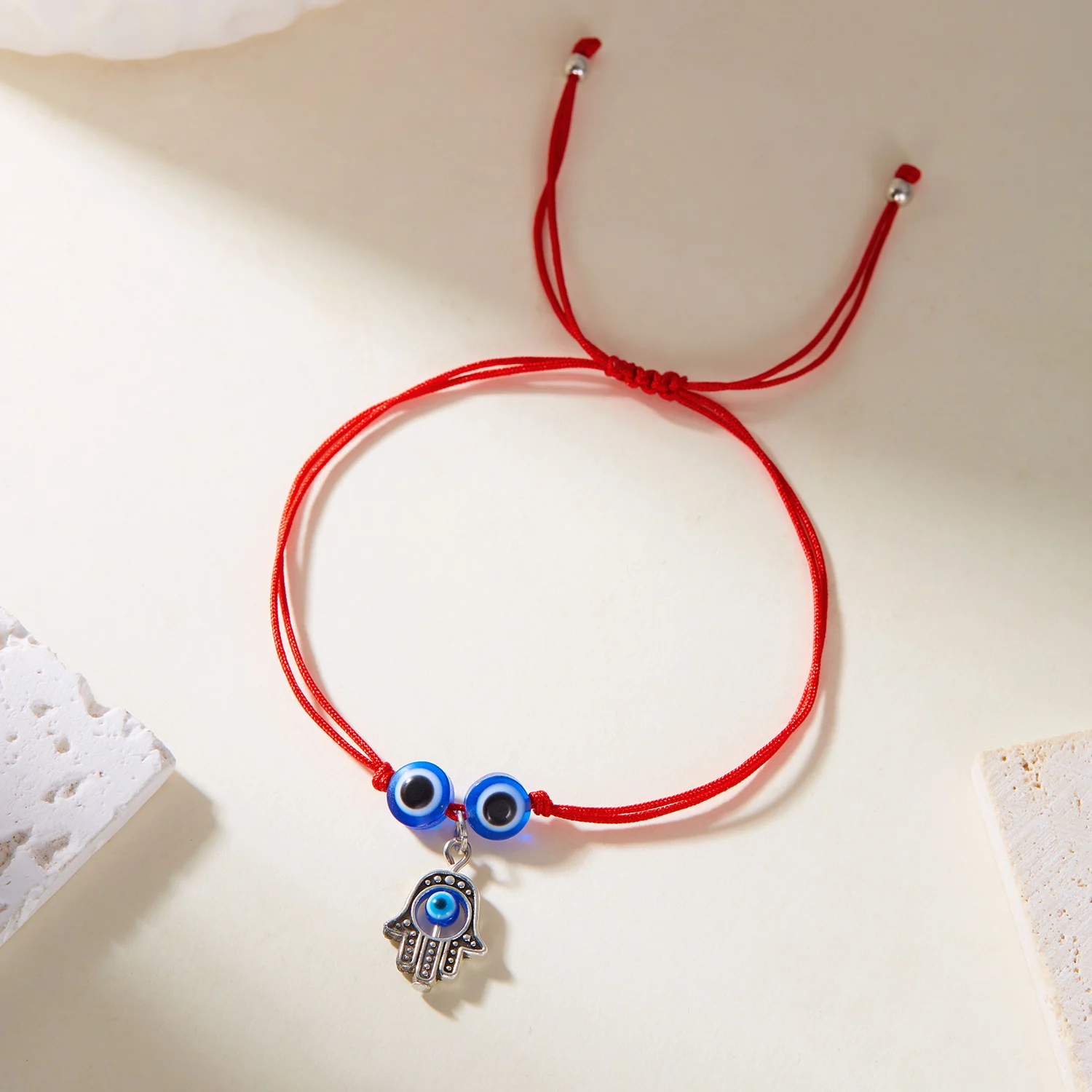 Neues Design 10 Stil Glück rotes Seil blau bösen Blick Armbänder für Frauen handgemachte geflochtene Paar Armbänder Amulett Freundschaft Schmuck – Detail 40
