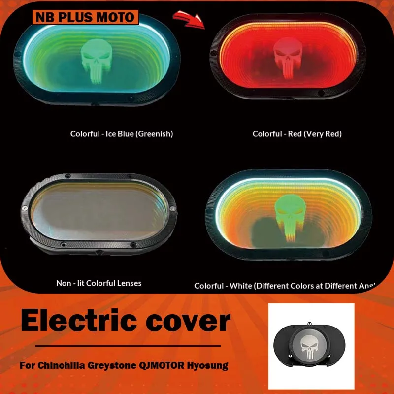 【Premium】For retrofitting transparent air filters, abyss lights, battery packs, and side covers for Chinchilla 350, Grey Stone F