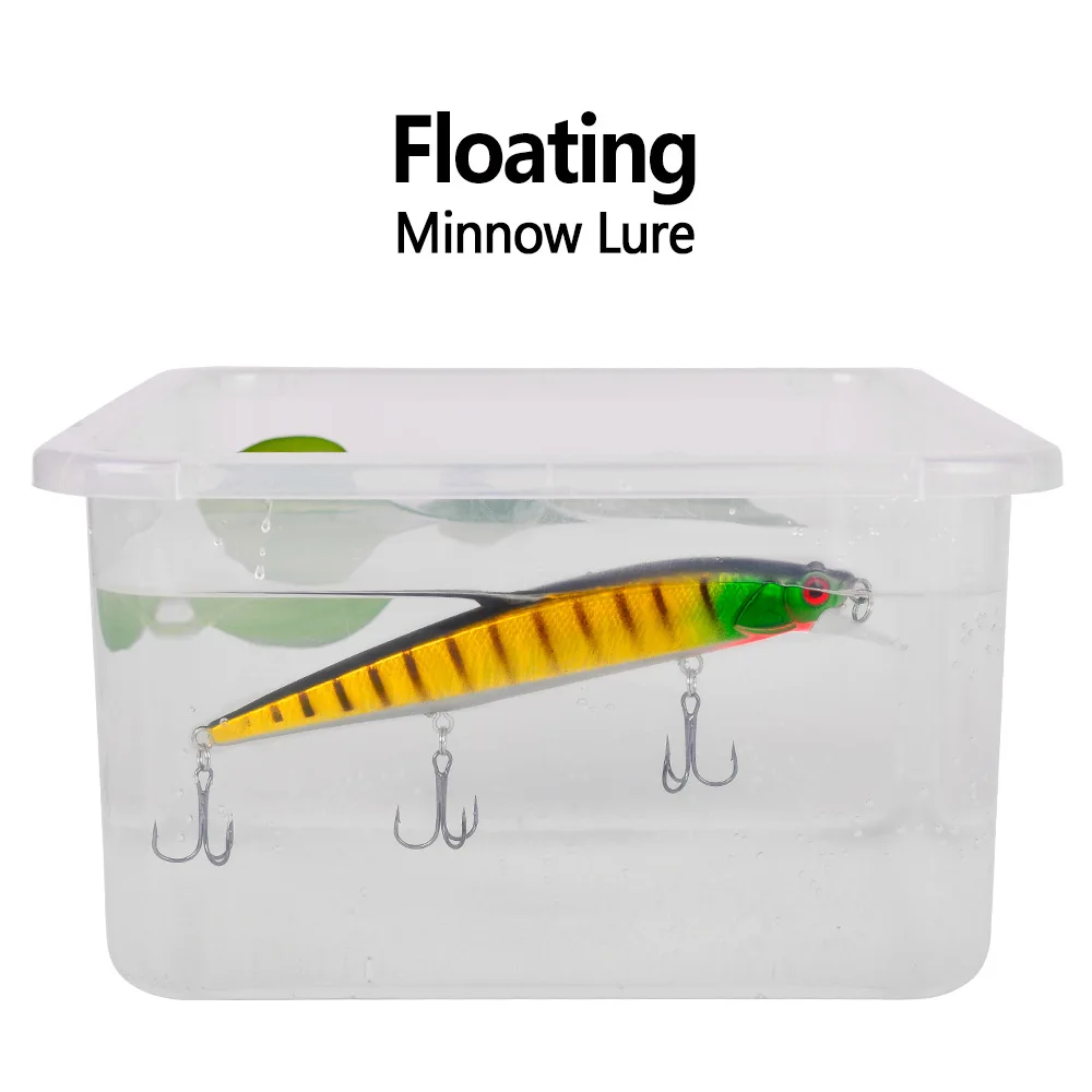 Señuelo artificial duro láser Minnow – Wobbler jerkbait para carpa - imagen 3