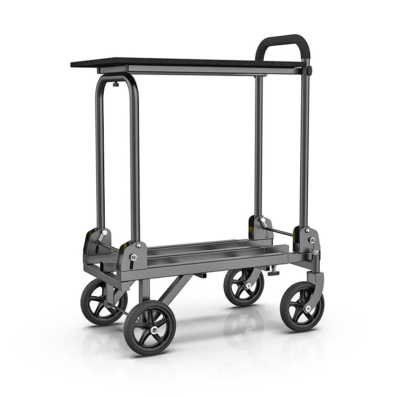 Lightweight Portable Production Cart That’s Expandable and Foldable C65