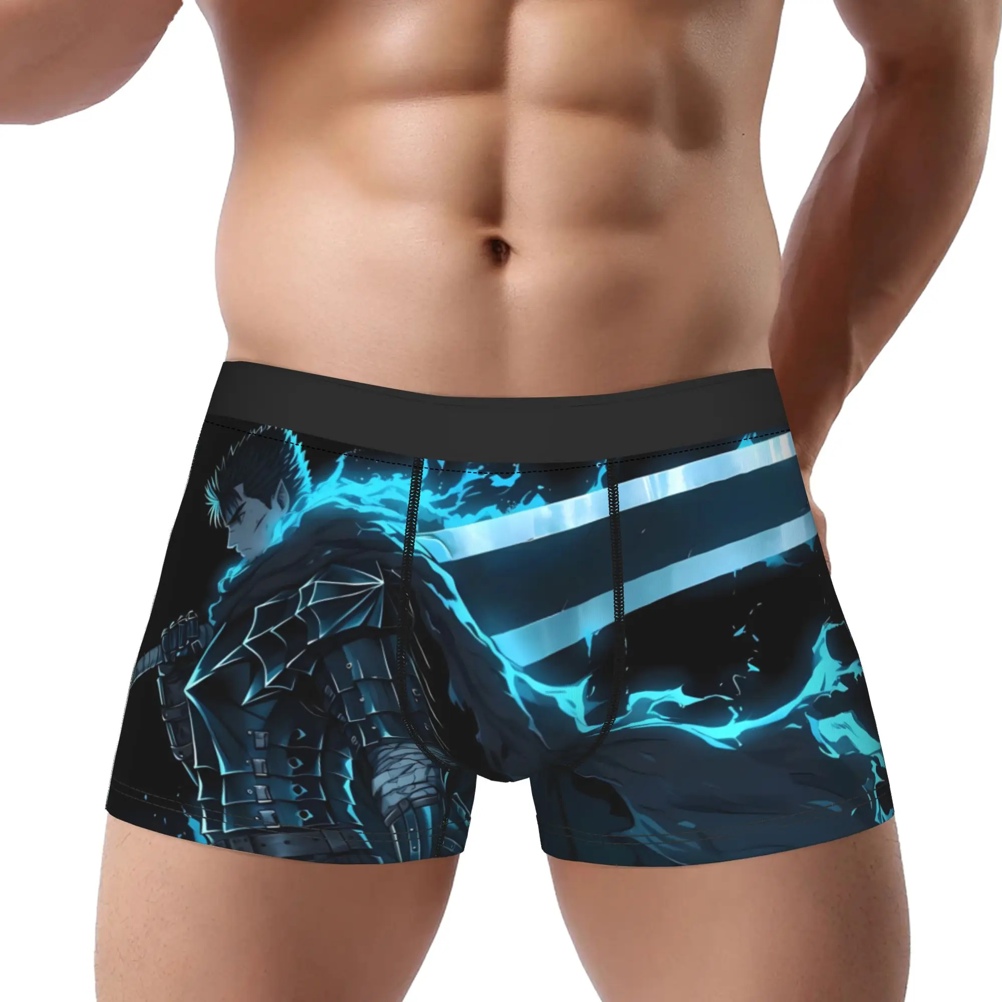 

1piece Gothic Fantasy Anime Dragonslayer Greatsword Underpants Breathbale Panties Man Underwear Ventilate Shorts