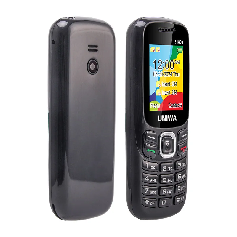 Low Price UNIWA E1803 2G GSM Feature Phone 1.77