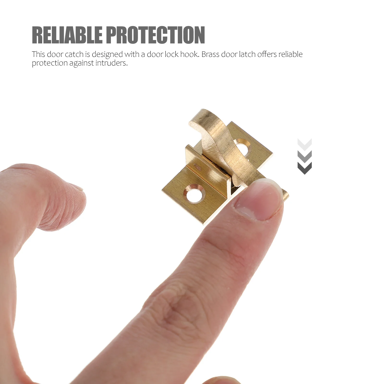 

4 set 4 Sets Brass Window Catch Extra Heavy Duty Elbow Latch For Door Cabinet Locks Copper Window Lock Durable Security Hardware