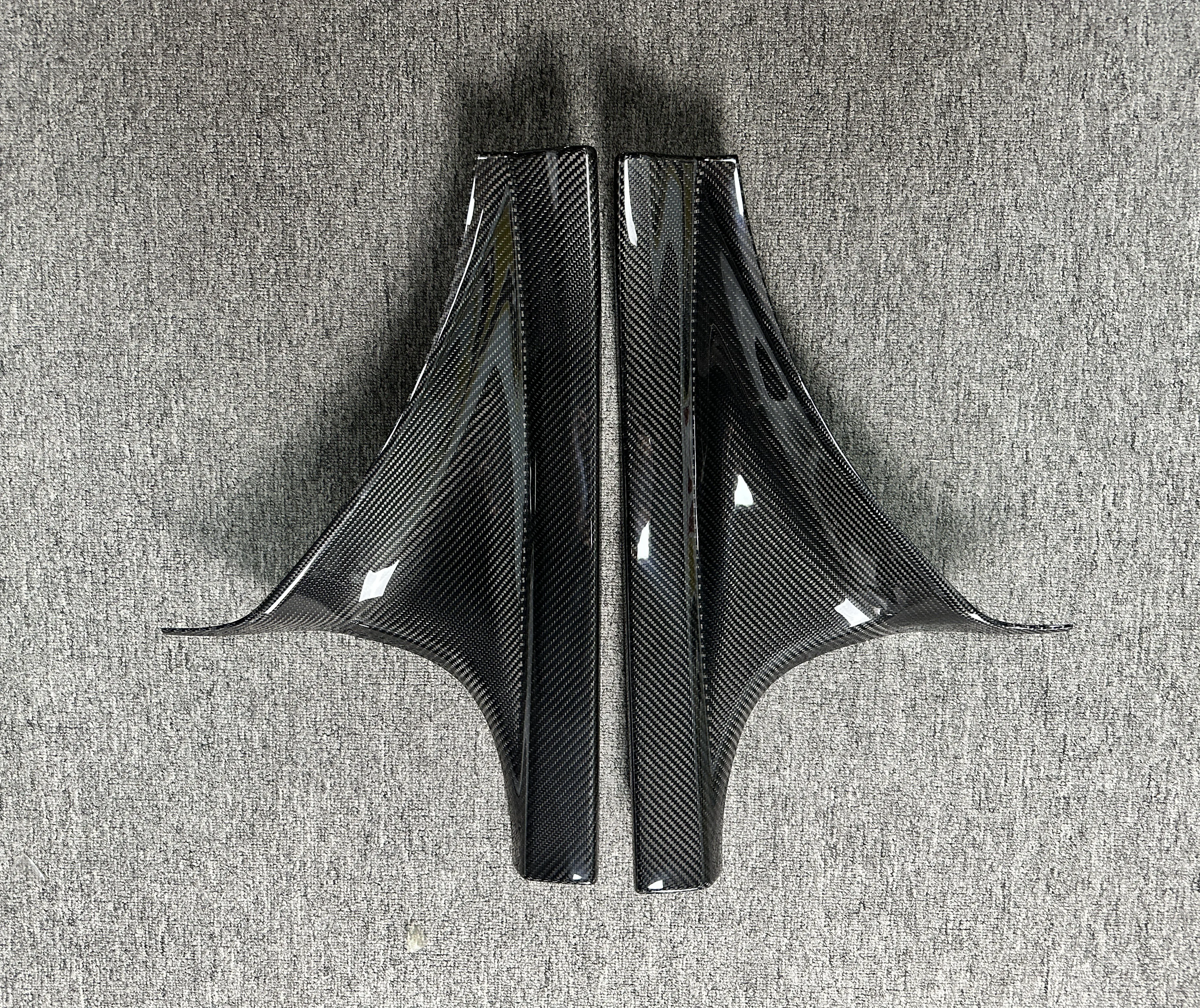 

Real Carbon Fiber rear Door Sill Step Plates, Kick Plates Panels fit for Honda 2023 Civic Type-R FL5