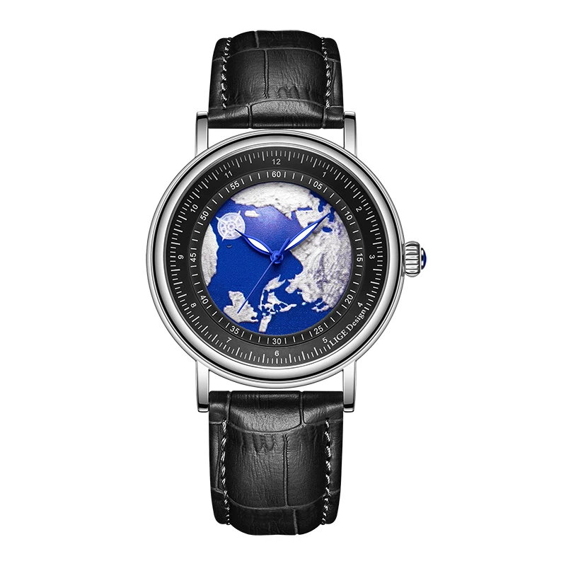 LIGE Luxury Waterproof Quartz Wristwatch for Men