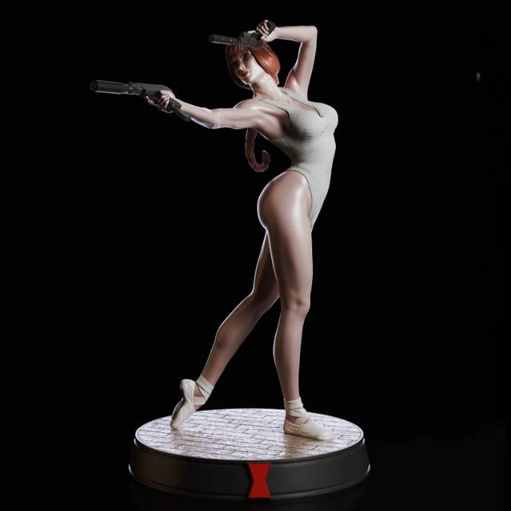 

SFW Machine Gun Dancer Resin Model Kit 3d Printing Doll 1/24 Unassembled Resin Figure Statue Kits Unpainted Toy Gk Play Set