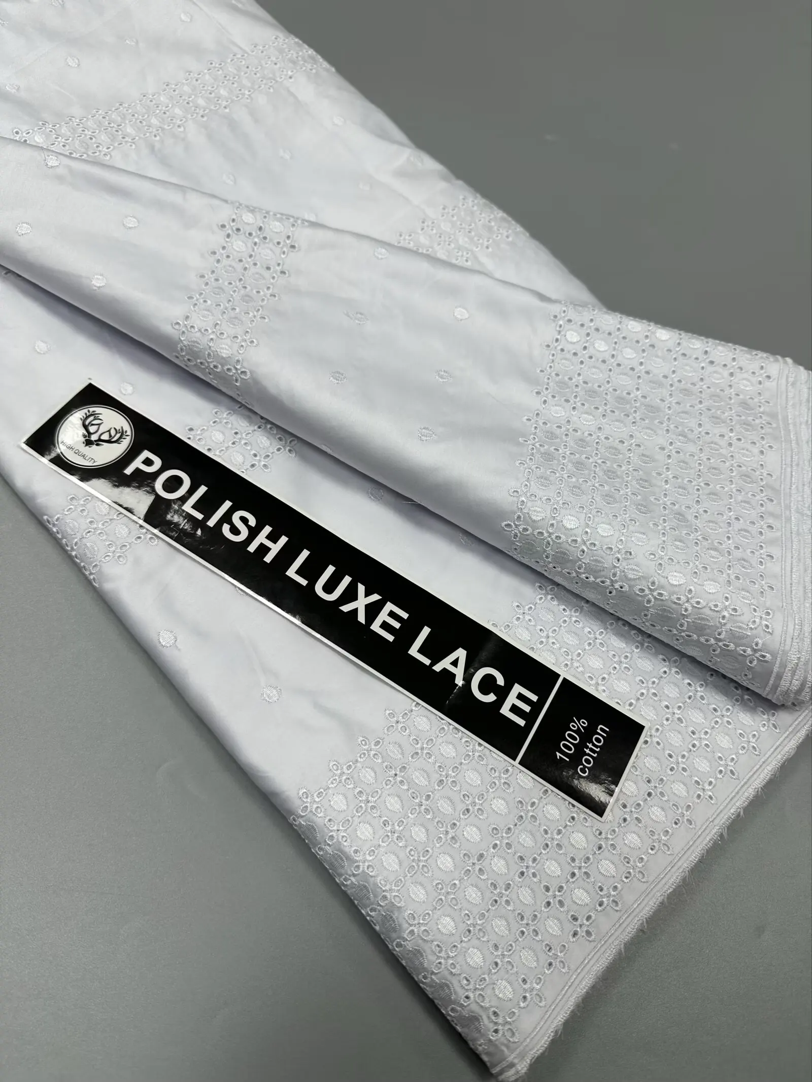 

Nigerian White Embroidery Lace Fabric, African, French Sequin, Beaded Tulle, Dress Sewing, New, 2025 Voile Lace Fabric 5Ya M23-1