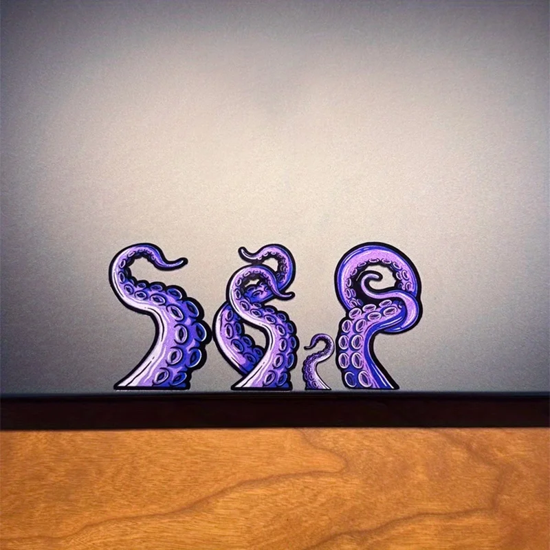 Horror Style Cthulhu Sea Monster Tentacles Scooter Stickers Waterproof DIY Motorcycle Fuel Tank Helmet Side Body Vinyl Decals view 4