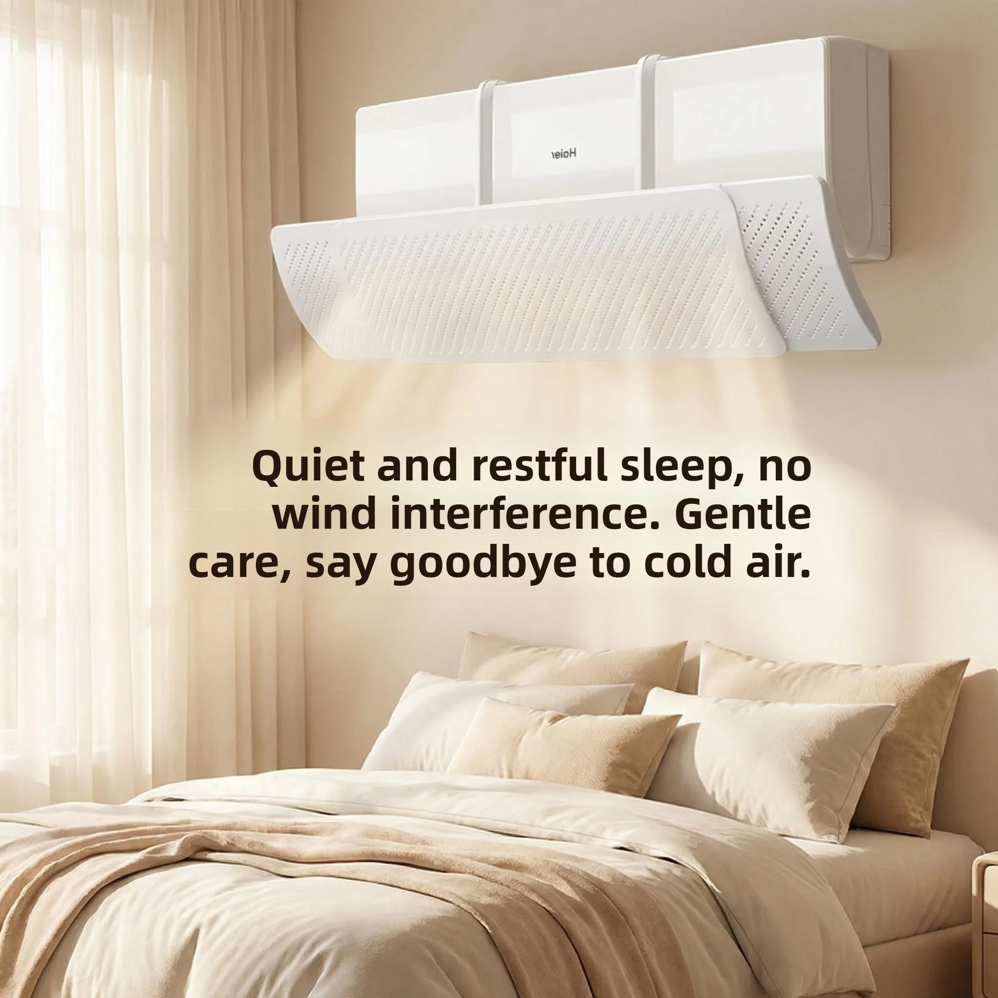 

Wall-Mounted Air Conditioner Windshield No-Install Anti-Direct Blowoff Universal for Postpartum Nursing And Infants Dustproof